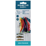 Kinetic F114-100-043 Sabiki Rooster Tail Рыболовное Перо Бесцветный Multicolour