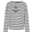 Купить Sea ranch 24-6-127-1006-xs Футболка с длинным рукавом Nessie Print Pearl / SR Navy 30x25x2 7ft.ru в интернет магазине Семь Футов