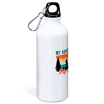 Kruskis MD4049S101C085 My Adventure Алюминиевая бутылка Белая White