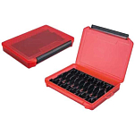 Meiho 574458 Tako Коробка Для Приманок  Red / Black 25.5 x 19 x 4 cm