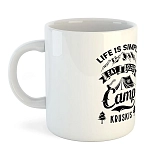 Kruskis 42611C394 Кружка Life Is Simple 325ml  White