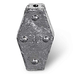 Zebco 6295100 Trophy Coffin Вести Серый  Grey 100 g 