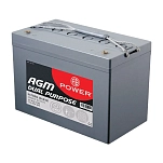 Ab power 69130 AGM 12V 90Ah Батарея двойного назначения Grey 26 x 16.8 x 21.1 cm