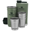 Купить Stanley 10-01883-034 установленный 4 Очки 236ml+Hip Колба Приключение Серебристый Green 7ft.ru в интернет магазине Семь Футов