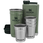 Stanley 10-01883-034 установленный 4 Очки 236ml+Hip Колба Приключение Серебристый Green