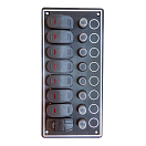 Купить A.a.a. 3939340 7 Панель управления Switches с USB Серебристый Black 242 x 114.5 x 2.5 mm  7ft.ru в интернет магазине Семь Футов