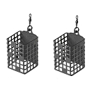 Купить Mivardi M-CFS100 Cage Premium Square Кормушка фидерная прикормочная  Black 100 g 7ft.ru в интернет магазине Семь Футов