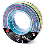 Falcon D2800324 Hollow Core Leader Sinking 300 m Плетеный Бесцветный Multicolour 0.680 mm