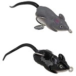 Sea monsters SMRSF45BW Floating Mouse Spin Мягкая Приманка 45 мм Черный Black / White