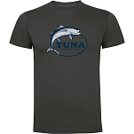 Kruskis CA65500146C065 Футболка с коротким рукавом Tuna Fishing Club Серый Dark Grey S