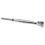 Plastimo 29526 3 mm Тензор на переднем конце из нержавеющей стали с резьбой Silver 6.3 x 232 mm