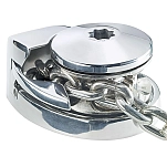 Plastimo 63516 700W 12V Барабан из нержавеющей стали Вертикальный брашпиль Silver 8 mm