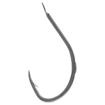 VMC 31VM5300PST2/02 Wide Gap Longline Крюк Черный  Silver 2/0 (1000 pcs) 