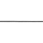 Plastimo 417124 Тросик стартера 100 m  White / Black 5 mm