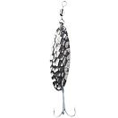 Купить Ilba 7022535261056 Ложка-приманка Ondulante Blitz Hammered B2 Silver 7ft.ru в интернет магазине Семь Футов