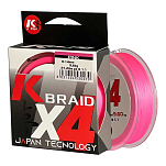 Kolpo 0453007-26 Kx4 300 m Плетеный  Pink 0.260 mm