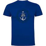 Kruskis CA65500605C061 Футболка с коротким рукавом Old Sailor Голубой Royal Blue 3XL
