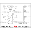 Купить Звезда для мотоцикла ведущая C4063-13 RK Chains 7ft.ru в интернет магазине Семь Футов