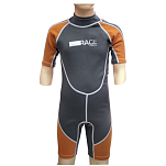 Короткий детский гидрокостюм Lalizas Pro Race Thermal Shorty 70518 мокрый серый 1 мм размер JL из неопрена