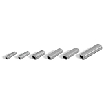 Colmic GMM04008 Овальные алюминиевые заклепки Grey 0.8