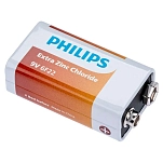 Philips 6F22L1B/10 Батарея Longlife 6F22 9v Бесцветный Multicolor
