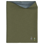 Smartwool SW017071P231.1FM Шарф-хомут Thermal Merino Reversible Зеленый Winter Moss / Pewter Blue