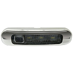 Seachoice 50-03131 Поверхностное крепление Area Белый светодиодный свет Серебристый Silver 220 Lumens 