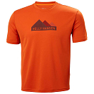 Купить Helly hansen 63088_300-L Футболка с коротким рукавом Tech Graphic Оранжевый Patrol Orange L 7ft.ru в интернет магазине Семь Футов