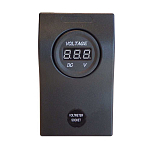 A.a.a. 3939204 12/24V Цифровой вольтметр Серебристый Black