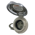 Marinco GS11372 Вход питания 30A 125V 3C Серебристый