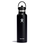 Hydro flask S21FS001 622ml Стандарт гибкий Солома Крышка Термо Черный Black