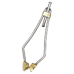 Baetis 8491 Mini Держатель катушки Серебристый Gold / Silver