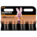 Купить Duracell PILALR6DURPP/8 PILALR6DURPP/8 Щелочные батареи типа АА Черный Black 7ft.ru в интернет магазине Семь Футов