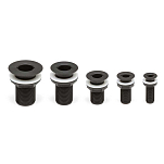 Trudesign 1804913 Утопленный сквозь корпус Серебристый Black 3/4´´