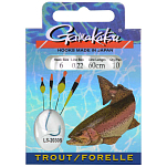 Gamakatsu 180048-00800-00020-00 Booklet Troutfloat 2030-е годы Палатка Крюк 0.200 мм Серый Blue 8 
