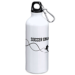 Kruskis MD4049S101S161 Soccer DNA 800ml Алюминиевая бутылка Бесцветный White