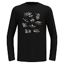 Купить Odlo 554622-15000-L Базовый слой с длинным рукавом Merino 200 Tourist Черный Black L 7ft.ru в интернет магазине Семь Футов