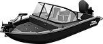 Моторная лодка, Триера 460 FISH_new, серый TR460FISH_new