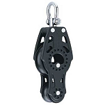 Harken 2655 Carbo Fiddle 40 Mm Шкив Черный  Black / Silver