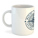 Купить Kruskis 42611C060 Compass Rose Кружка 325ml Белая  White 7ft.ru в интернет магазине Семь Футов