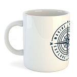 Kruskis 42611C060 Compass Rose Кружка 325ml Белая  White