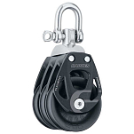 Harken 6272 Element Triple Swivel Block 60 mm Черный  Black / Silver