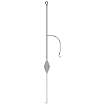 Expert predator 19106 связанный крючок Fixed Rod 10 m Серебристый Grey 9