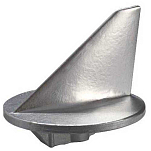 Super marine ANOAH420 Mercury Алюминиевый короткий ребристый анод  Grey