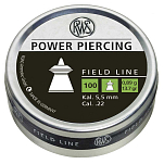 Rws 132300932 Power Piercing Metal Can 100 Units Серый  Grey 5.5 mm 