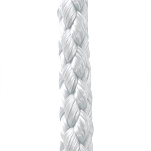 Poly ropes POL2209043328 Silkelina 200 m Плетеная веревка из полиэстера Белая White 3 mm 