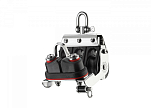 SPRENGER S Mainsheet Block with Swivel, Becket and Cleat / 8 mm / plain bearing 44580-bvs