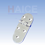 Петля овальная несимметричная дверная Haice 191907401 125x39,5x4мм из нержавеющей стали AISI 316