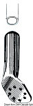 S.S transom flagpole socket 35.393.00