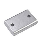 Enrico polipodio 2626010 Закрылки Rectangular цинковый анод Silver 73 x 48 x 10 mm 